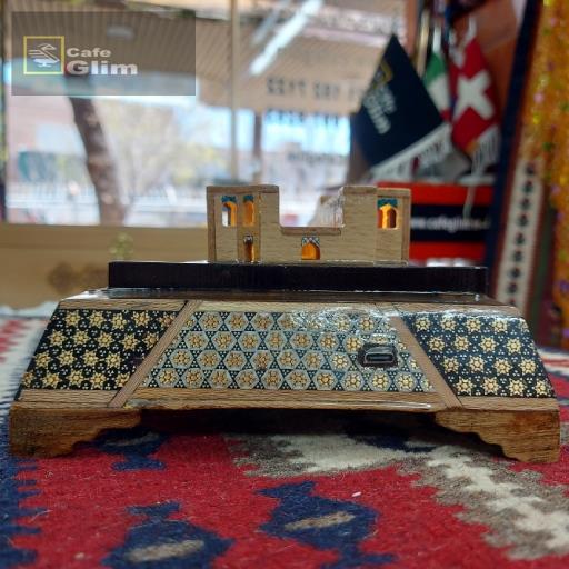   ماکت دست ساز چوبی خاتم کاری شده پل خواجو 10