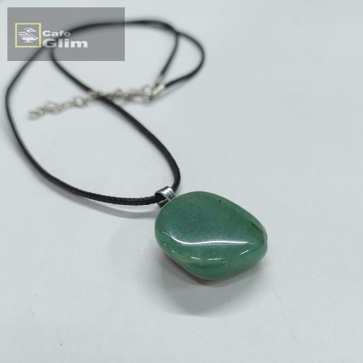 گردنبند سنگ دستساز آونتورین (Aventurine) کد 1296 مدل 1