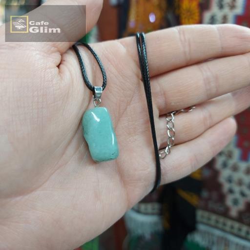 گردنبند سنگ دستساز آونتورین (Aventurine) کد 1296 مدل 2