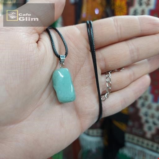 گردنبند سنگ دستساز آونتورین (Aventurine) کد 1296