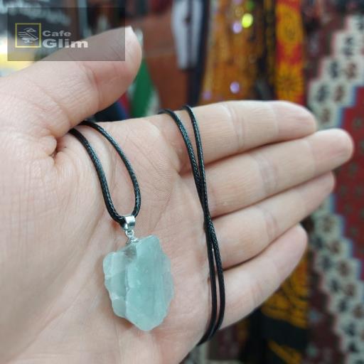 گردنبند سنگ دستساز آونتورین (Aventurine) کد 1296 مدل 3