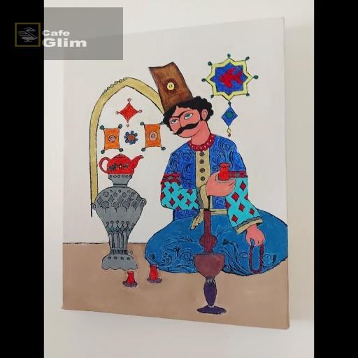   تابلو نقاشی شاه عباس صفوی 6
