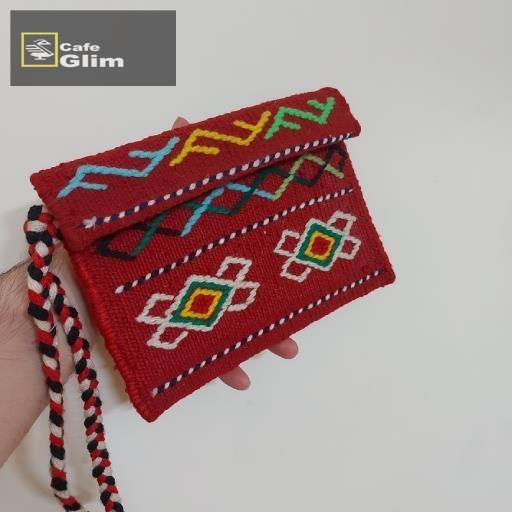 کیف دستی گلیمی پروانه 10