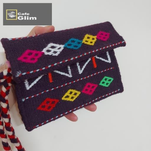  کیف دستی گلیمی پروانه 9