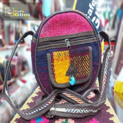 کیف جاجیمی گرد طرح سیرکل کد 1160 طرح 1