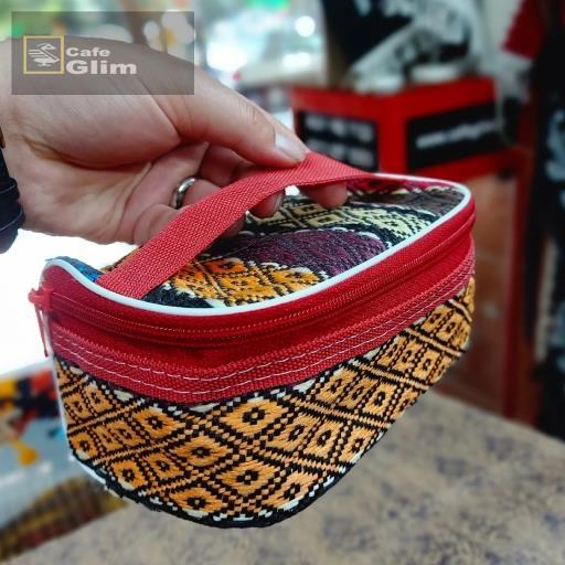 کیف لوازم آرایشی زنانه طرح جاجیم کد 1272