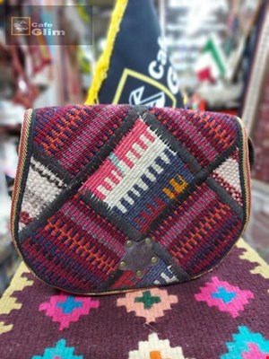 کیف گلیم دست بافت طرح چهل تیکه کد 1138