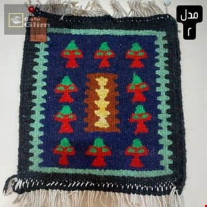 گلیم دست بافت پشمی ساده باف کرمانشاه کد 1290